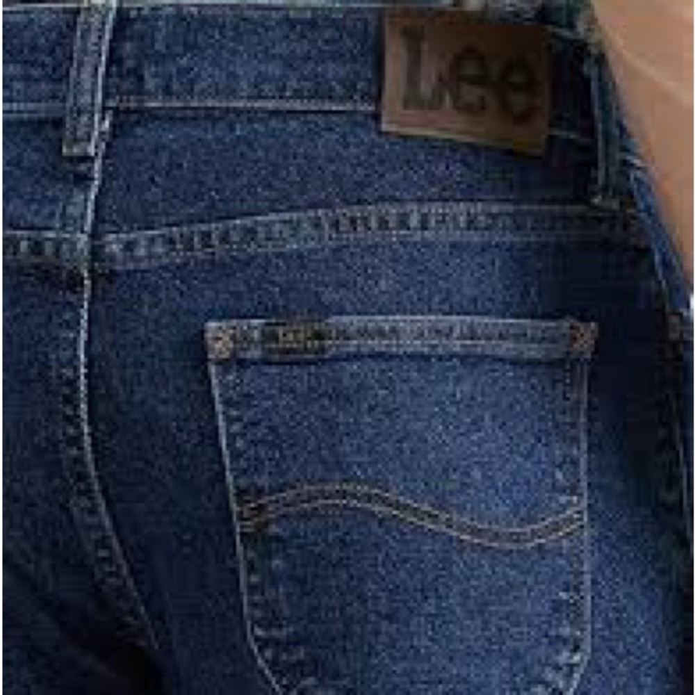 Lee Regular Fit Bootcut Jeans Two Sizes Dark Blue Denim Comfort Stretch 36x32